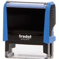 Trodat printy σφραγίδα μπλε 4913 με μπλε μελάνι